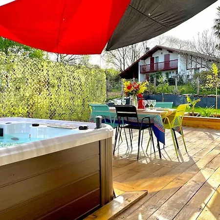 Haurren Zoriona - Maison Basque Moderne Climatisee Avec Jacuzzi *