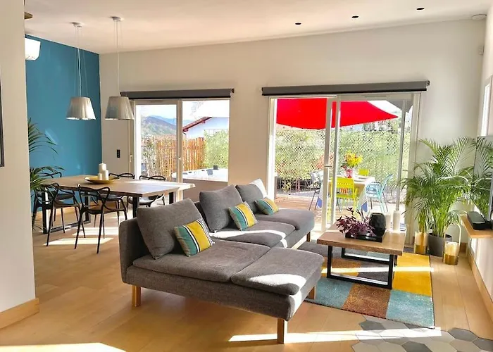 Haurren Zoriona - Maison Basque Moderne Climatisée Avec Jacuzzi *